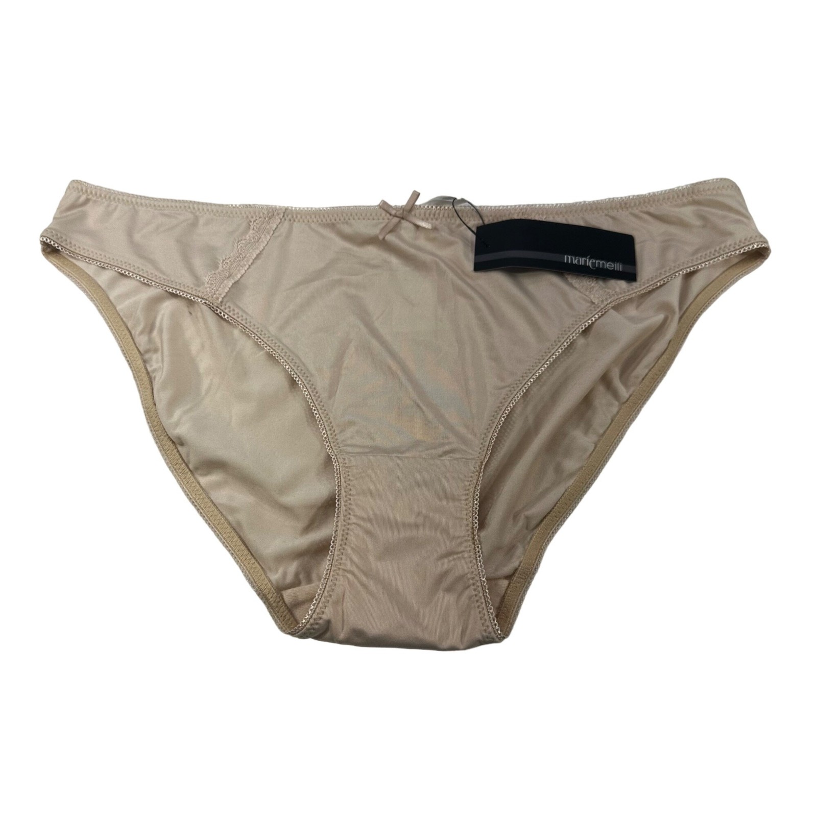 Marie Meili Women’s Size Large Panty Bikini Brief Beige New With Tags