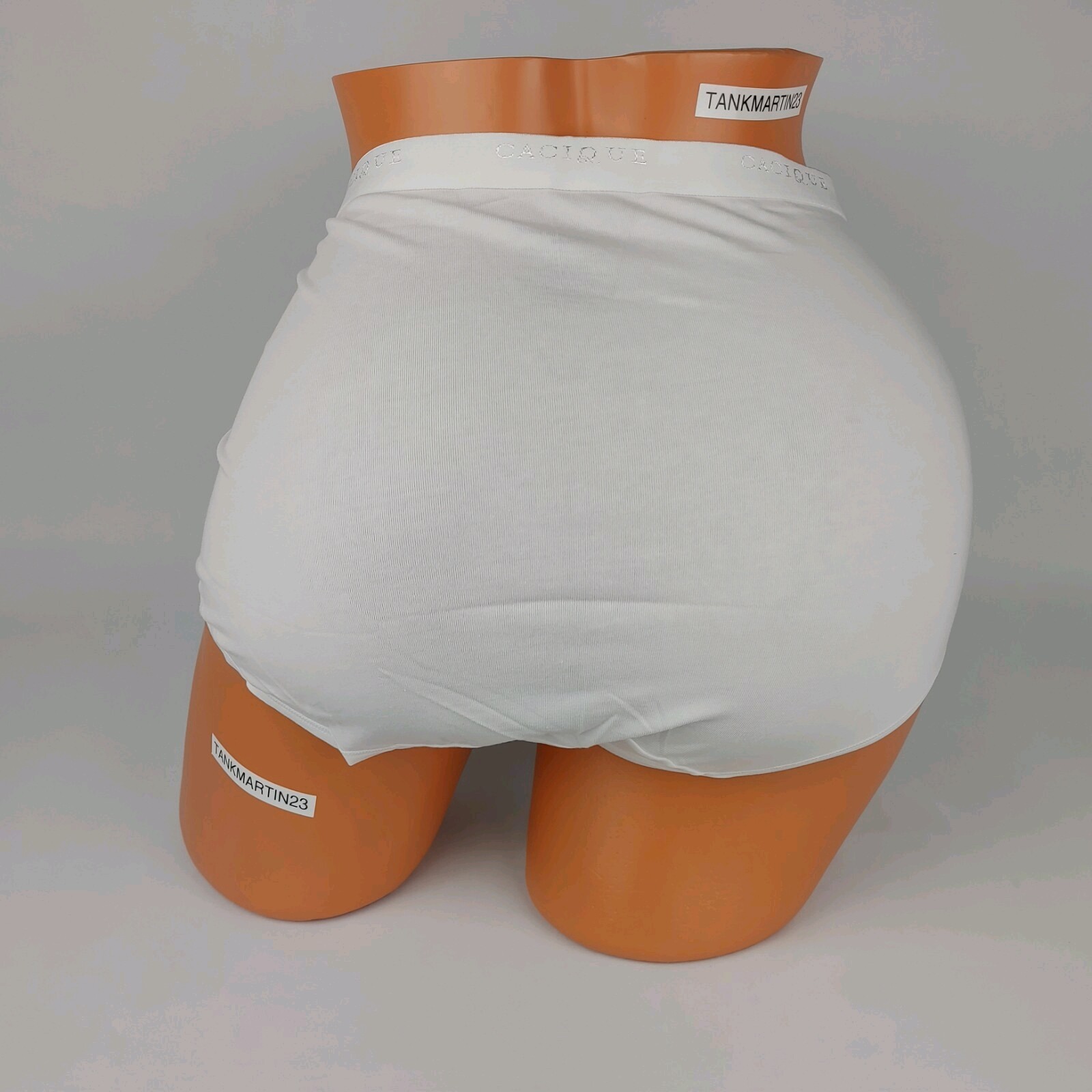 LANE BRYANT CACIQUE PLUS 14/16 COTTON FULL BRIEF PANTY SOLID WHITE, NWT