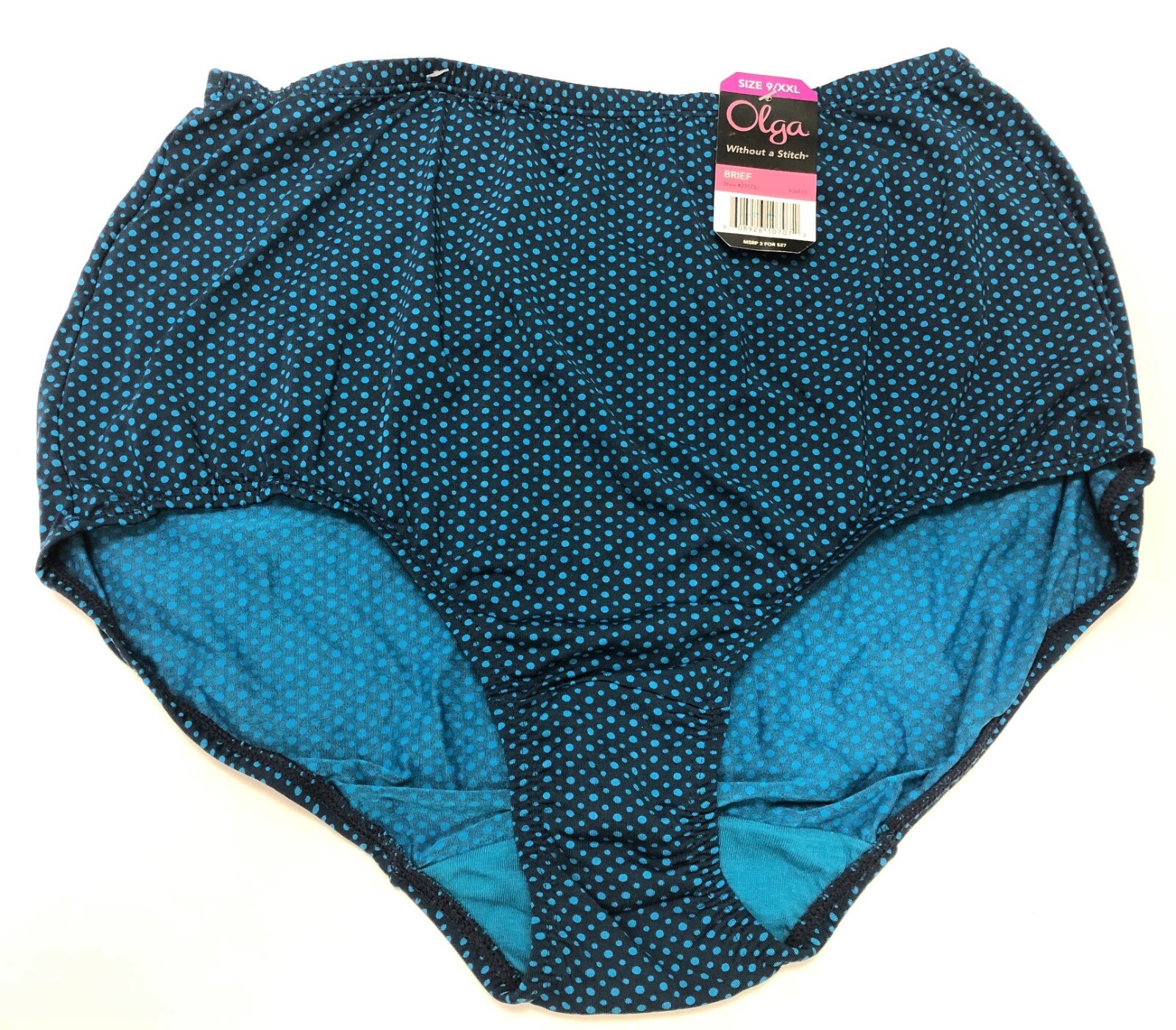 Olga Brief Panties Without A Stitch Womens Silky Smooth Comfort Style 23173J NEW