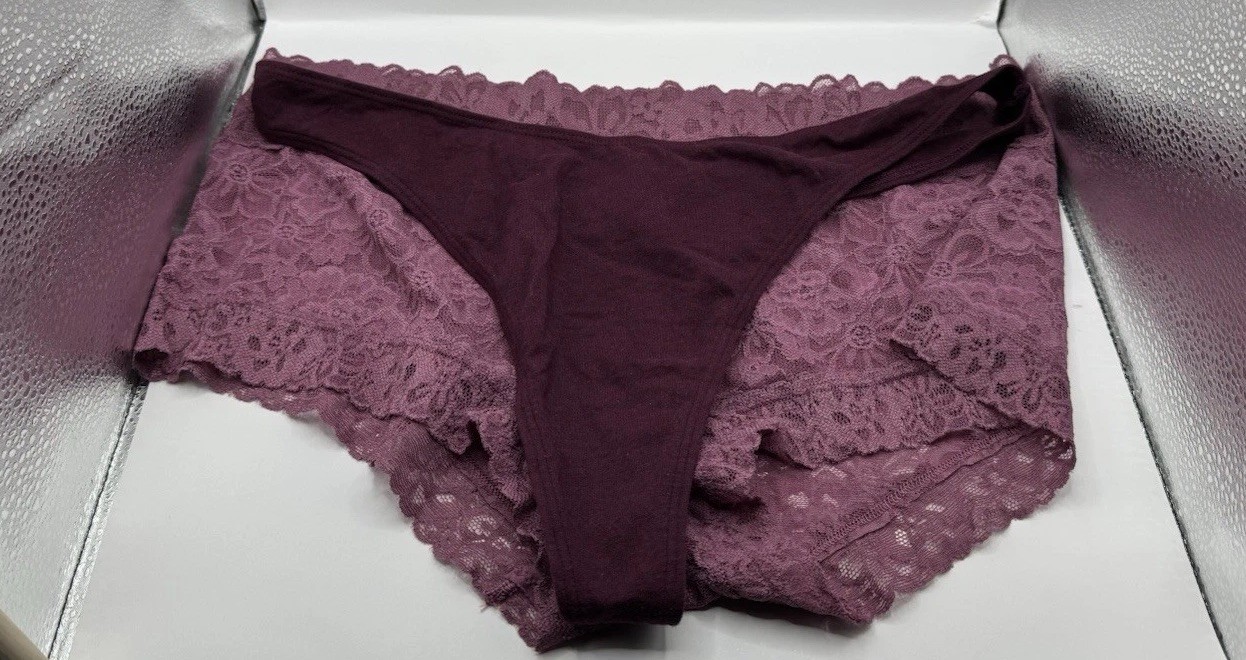 Pack Of 2 – Victoria’s Secret Panties, XL Shortie and High Leg Thongs Multiple