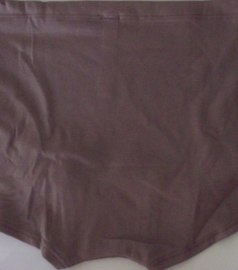 M Latte Taupe Weiner Cotton Low Rise Victorias Secret PINK Boyshort Brief Panty