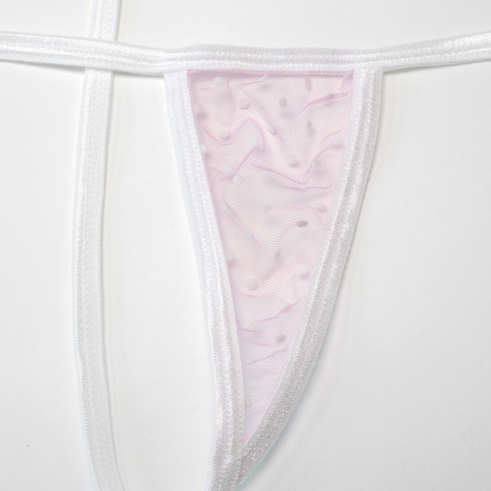W8019 Womens Ladies String Thong C-thru Tulle