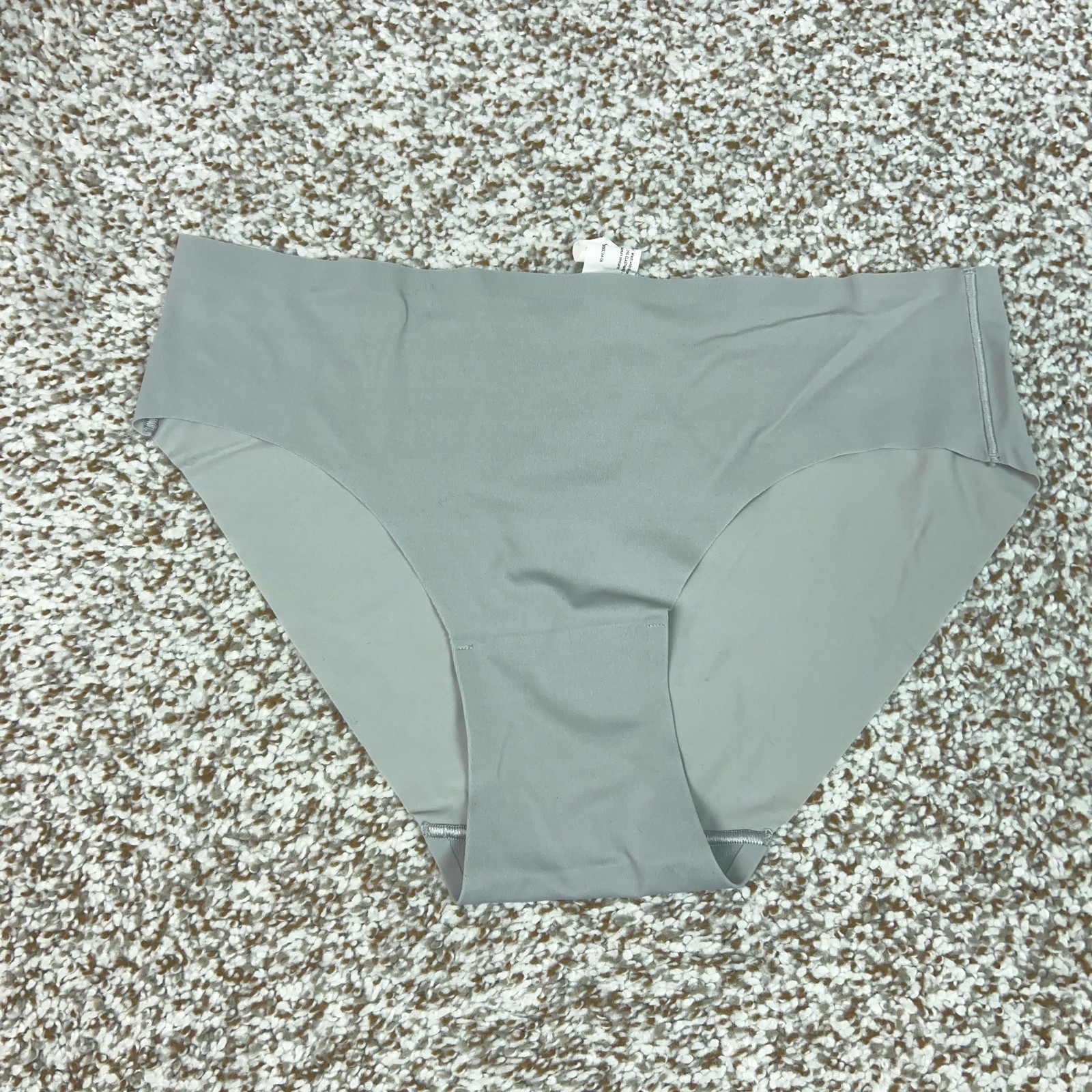 Lululemon Panties Womens Small Gray Seamless Hipster Microfiber Underwear Logo