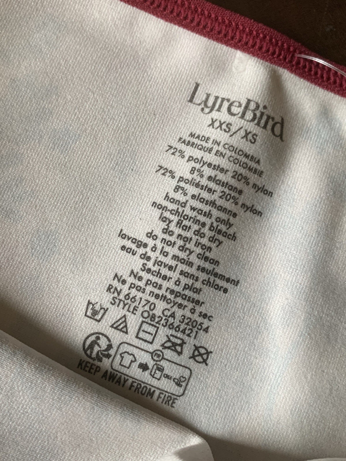 NWT Anthropologie The LyreBird Skin Seamless Printed Hipster Briefs Size XXS/XS