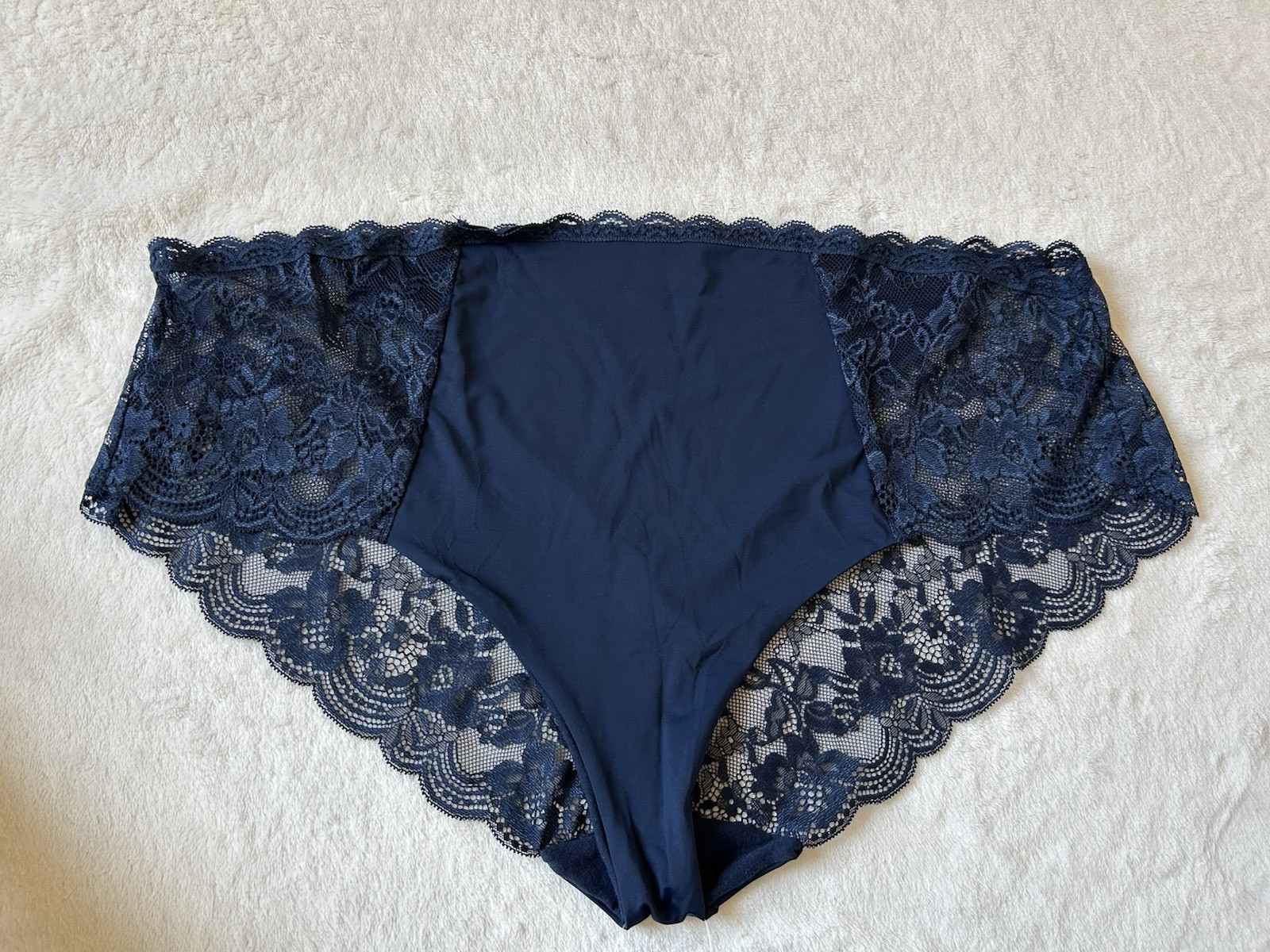 Joyspun Womens Assorted Microfiber & Lace Hipster Panties 3-Pack Sz XXXL (22)NWT