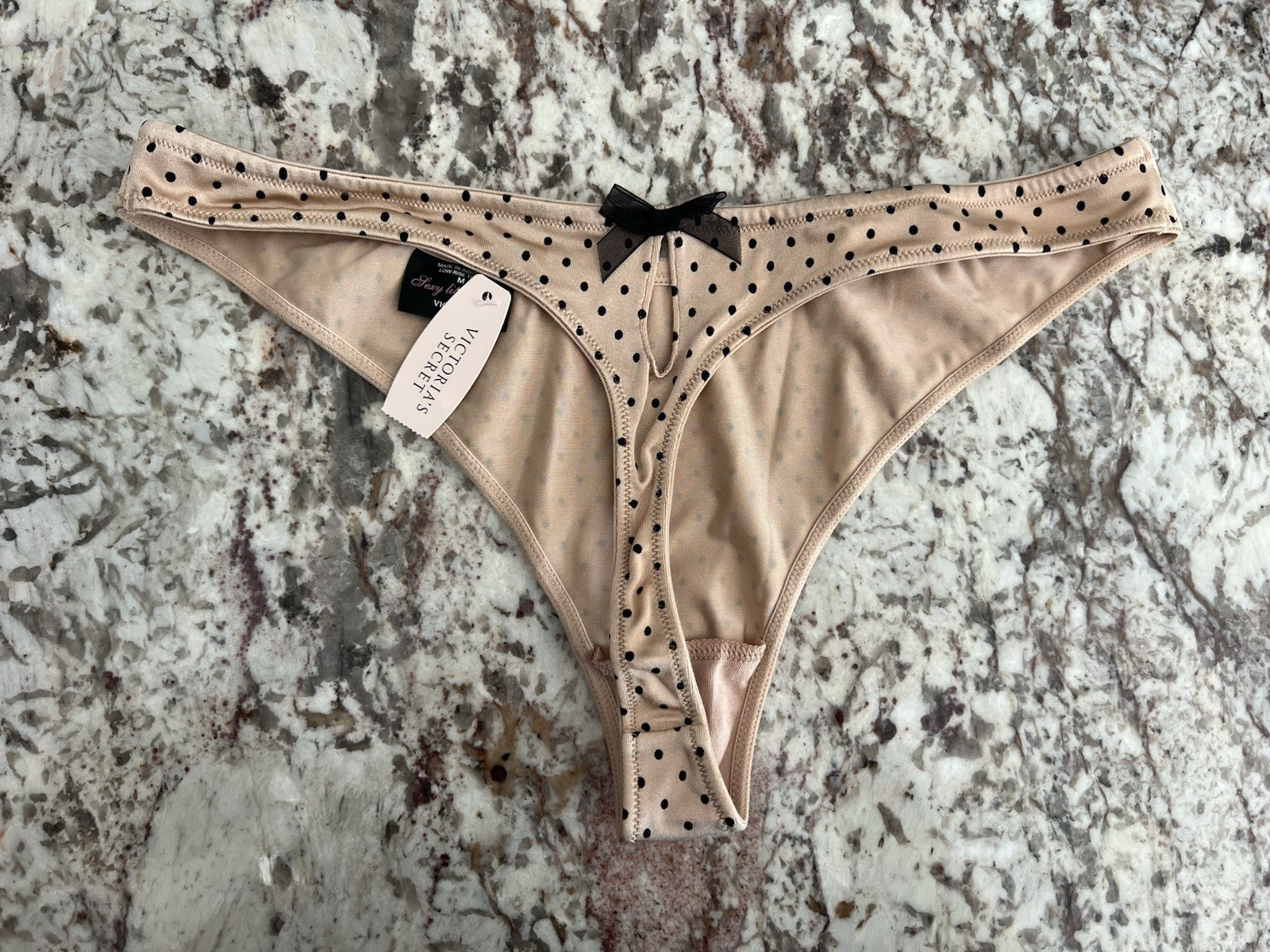 True Vintage Victoria’s Secret Sexy Little Things Keyhole Thong Panties Medium
