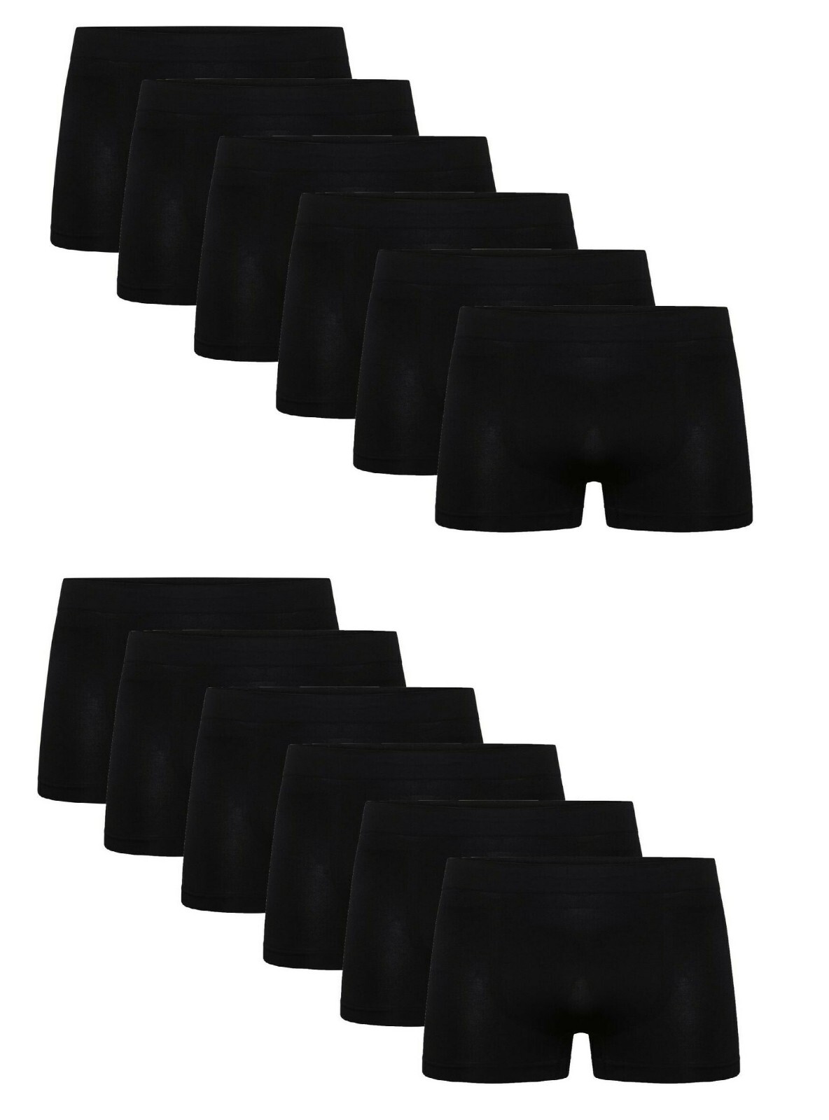 1-12 Pack Premium 100% Cotton Ladies Girls Boxer Shorts Hot Pants High Waist