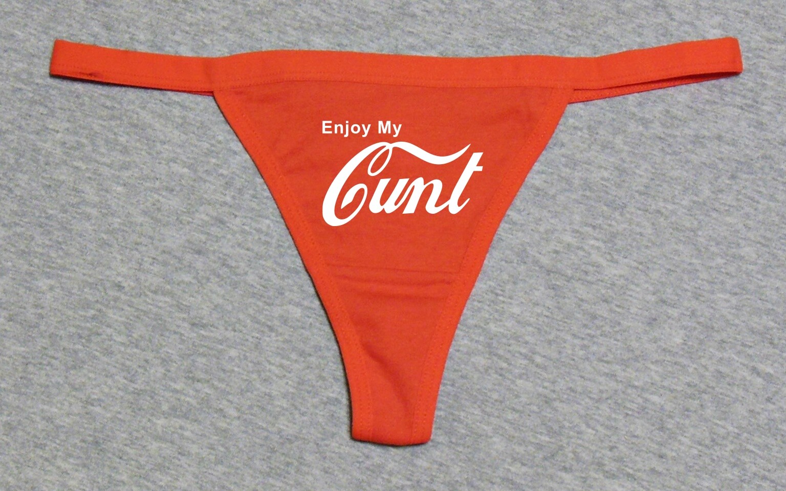 Coca Cola Coke Parody Funny Easter Slut Cosplay Glow In Dark G-String Thong