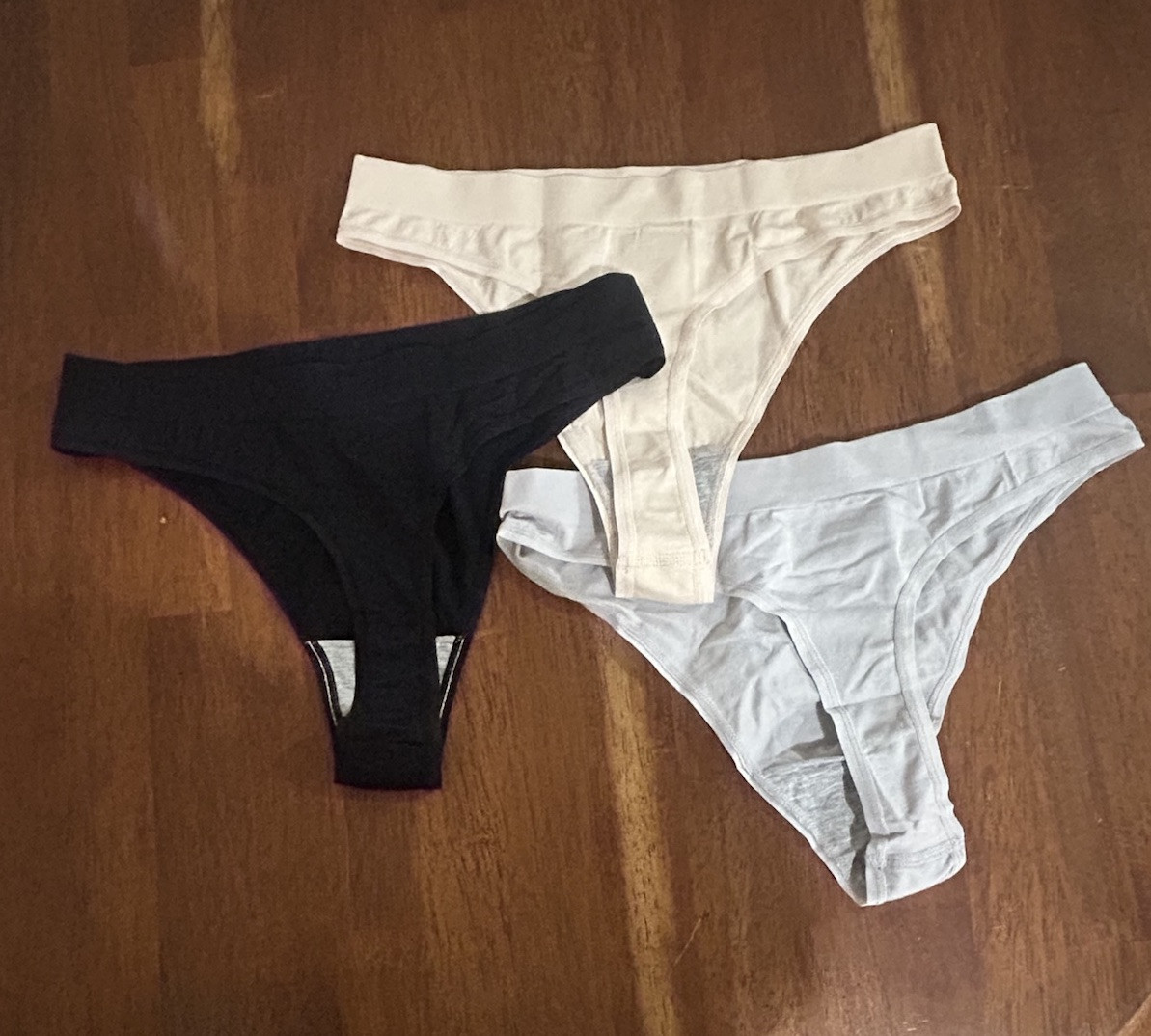 3 Pair Thong Panties For Women Size Large By SunM Boutique Nwt