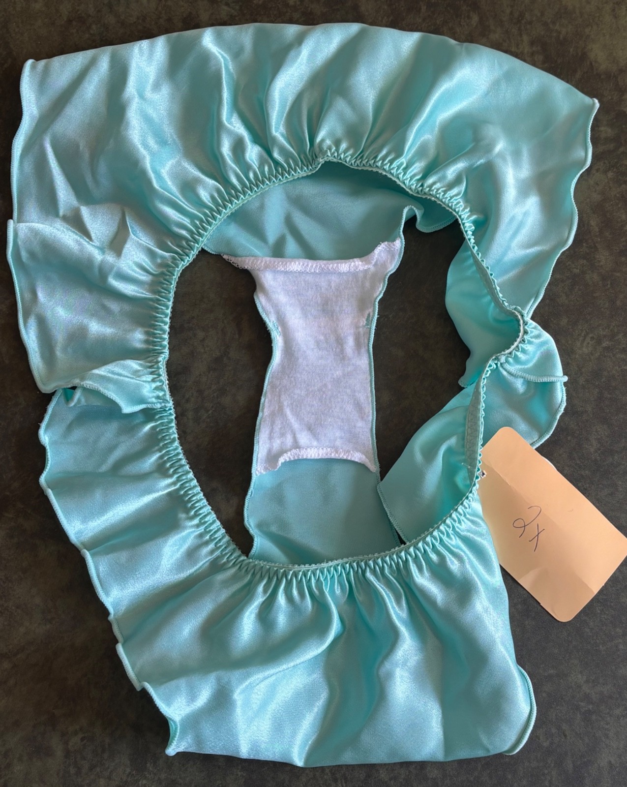 Empire Intimates Queen Size Seafoam Green Frill Underwear sizes 2X, 3X, and 4X