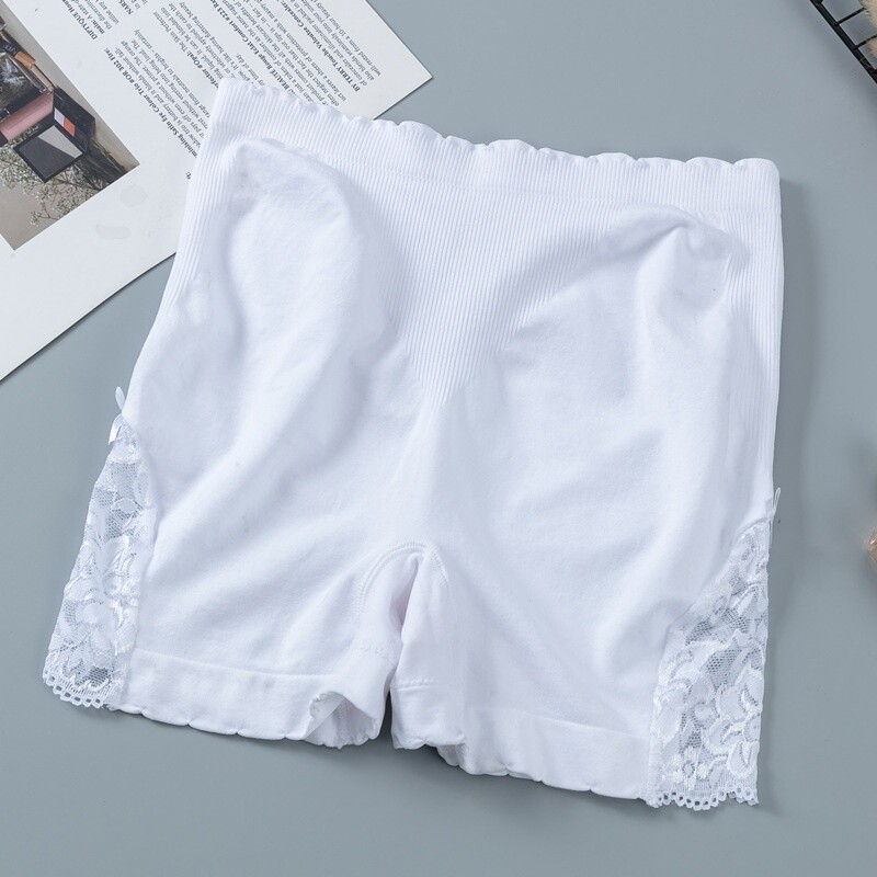 3PCS Women Seamless Boxer Shorts Underwear Lace Safety Pants Knickers Panties