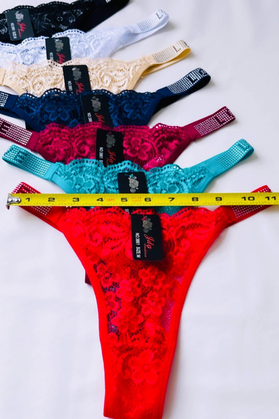 6 Pack Women Sexy Lace Underwear Lingerie Panties G-String Brief Thong 3861 S-XL