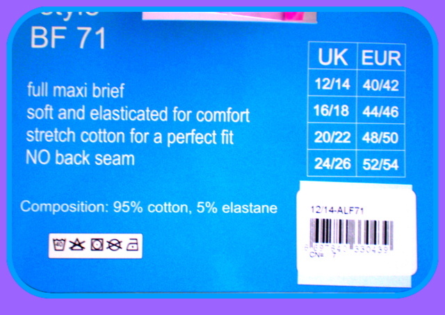 3x Valbonne ON PAR Branded 95% Cotton/Lycra Comfort maxi Brief(NO Back Seem)