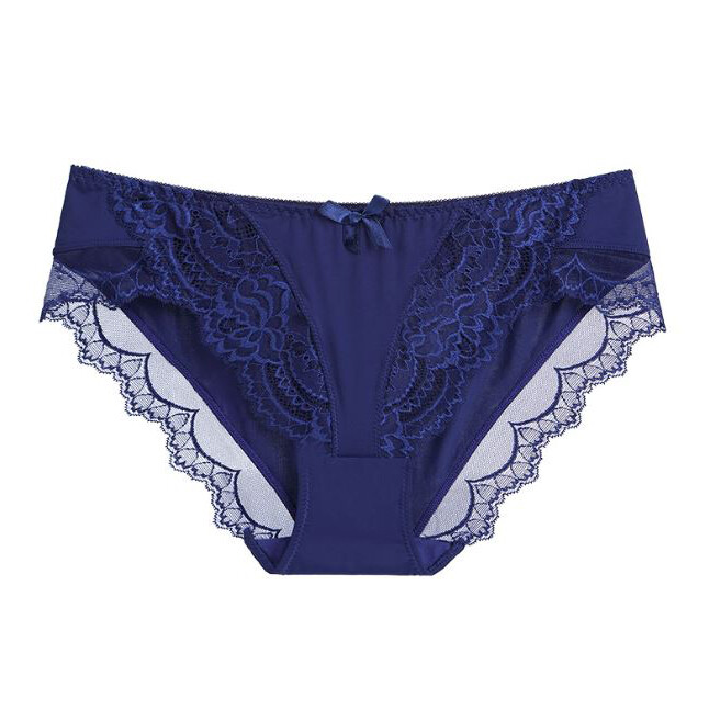 6 Pack Lot Sexy Womens Lace Panties Briefs Low Waist Sheer Underwear Lingeries