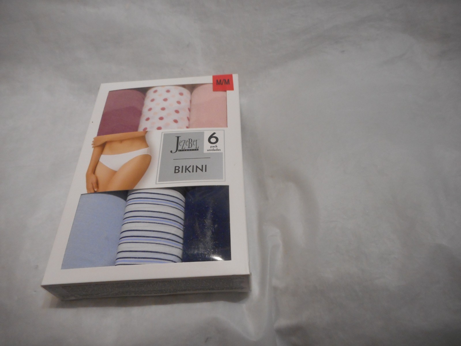 Jezebel 6 PK Multicolor Bikini Panty Medium & Large SOLD SEPARATELY