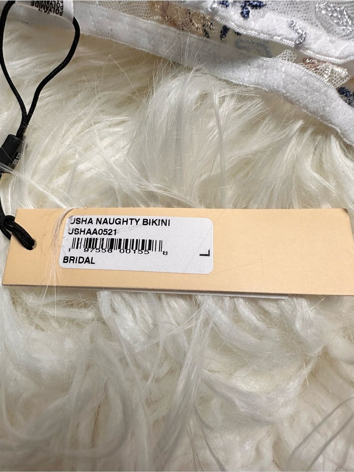 NWT Cosabella Ushuaia Naughty Bikini Sz L Bridal Collection Something Blue Italy