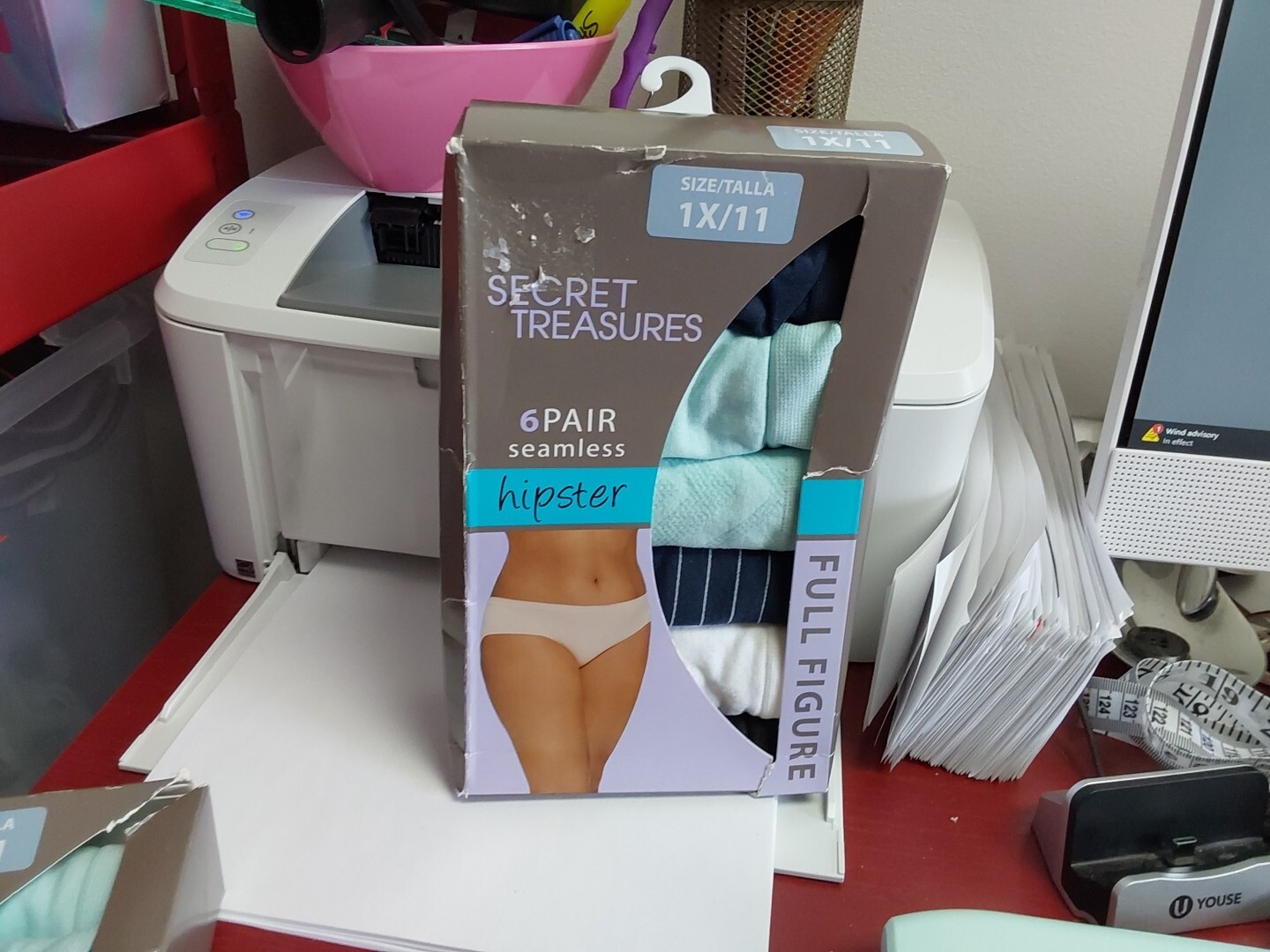 Nwt Secret Treasures Womens Plus Seamless Hipster Panties 6 Pr 1x/11