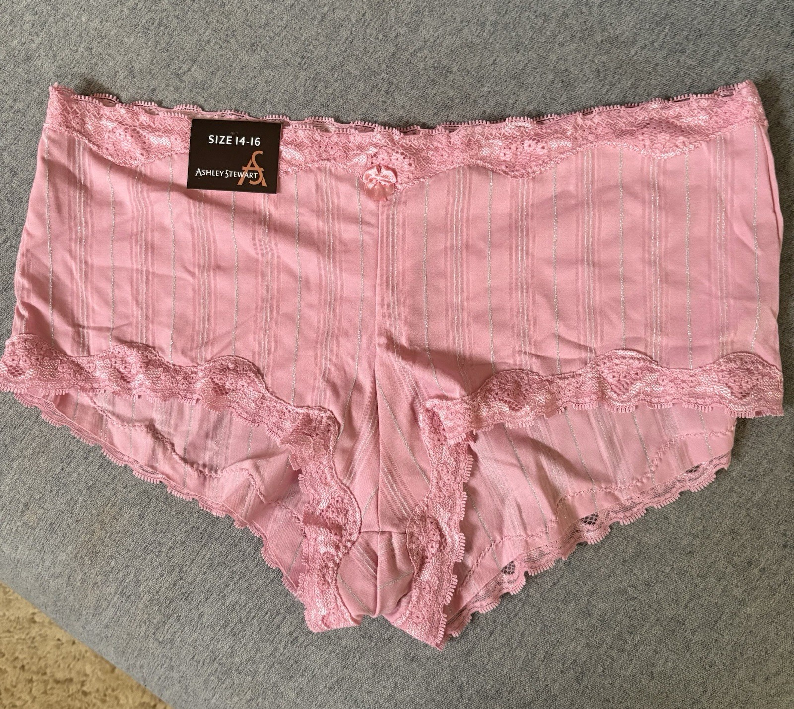 Ashley Stewart Womens Size 14/16 Panties Lingerie Underwear pink