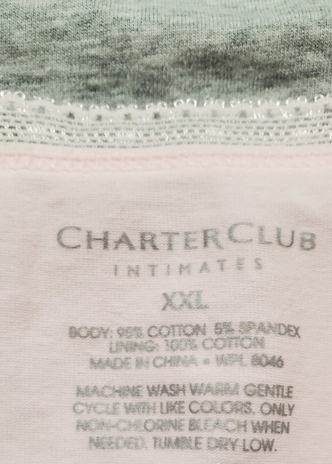 Charter Club 95 % Cotton (2) Bikini & Vanity Fair- (1) High Cut XXL Lot of 3