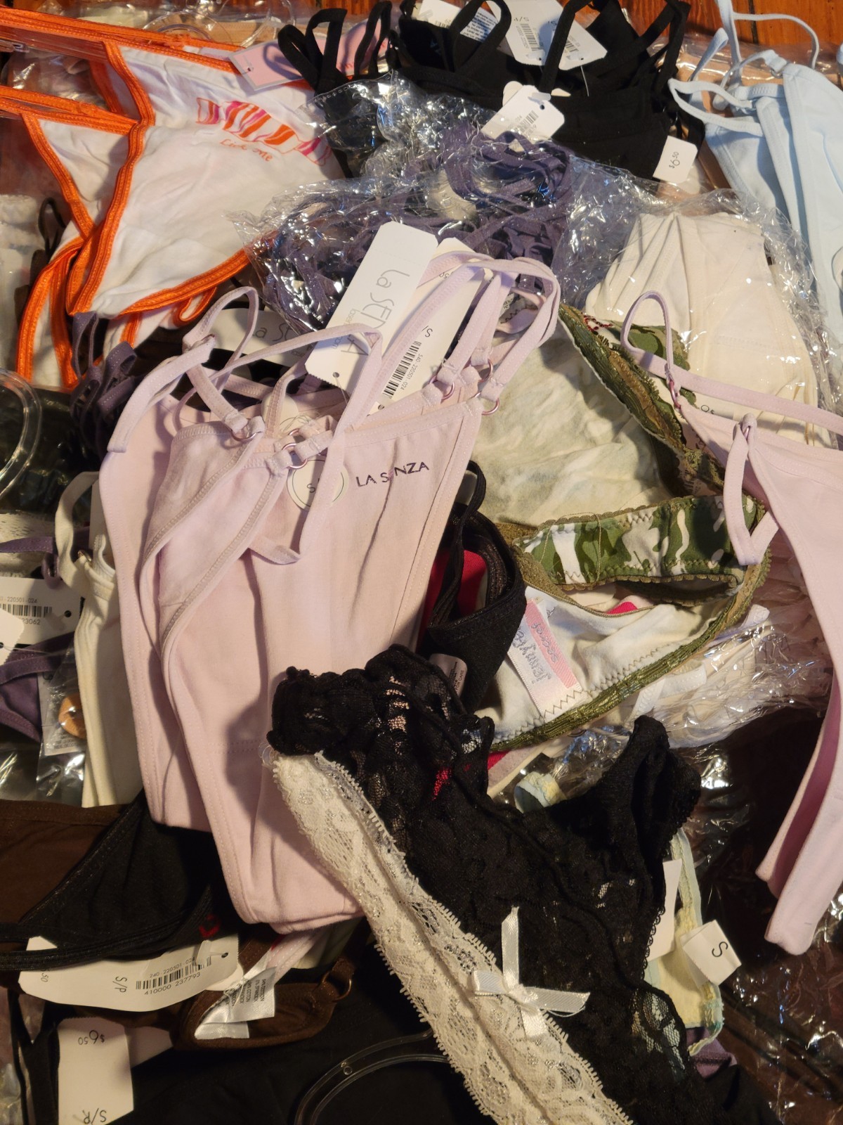 New Wholesale Lot 10 La Senza Women G-String Thongs Panties Underwear Large L