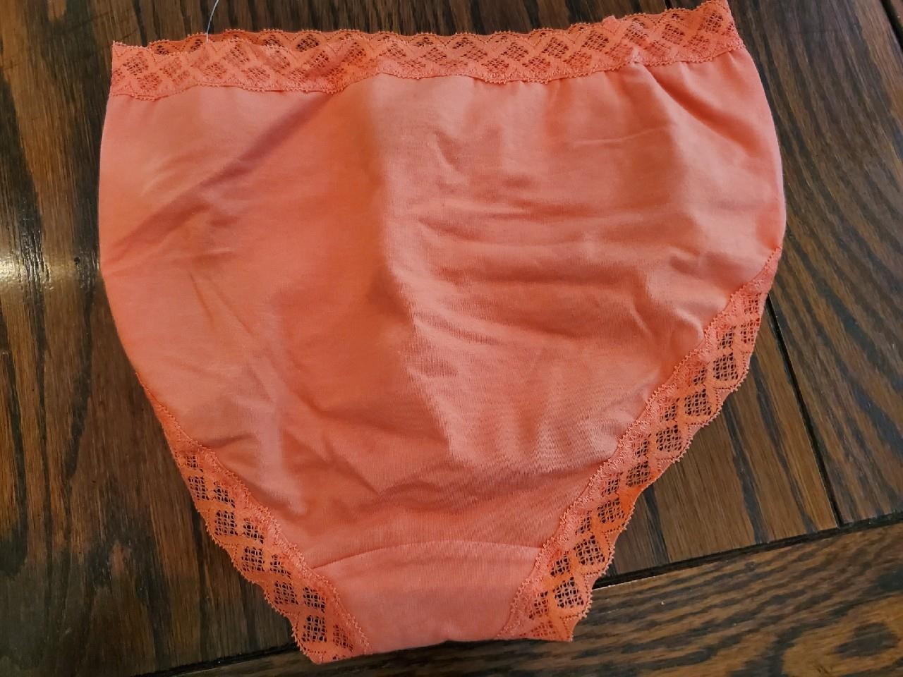 NWT NATORI HI-CUT COTTON LYCRA PANTIES 152058 ORANGE PERSIMMON OR038 XL