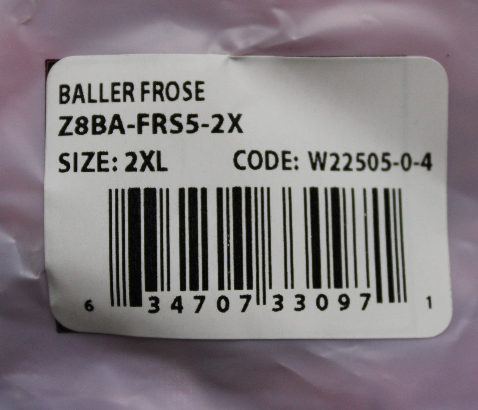 Woxer Women’s Lightweight Mid-Rise Baller Boxer Brief ZG3 Frose Size 2XL NWT