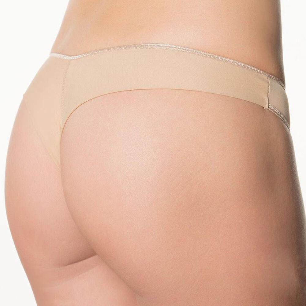 SIeLEI Semi-Shiny Stretch Microfiber Brazilian Briefs S M L in Oat White Black