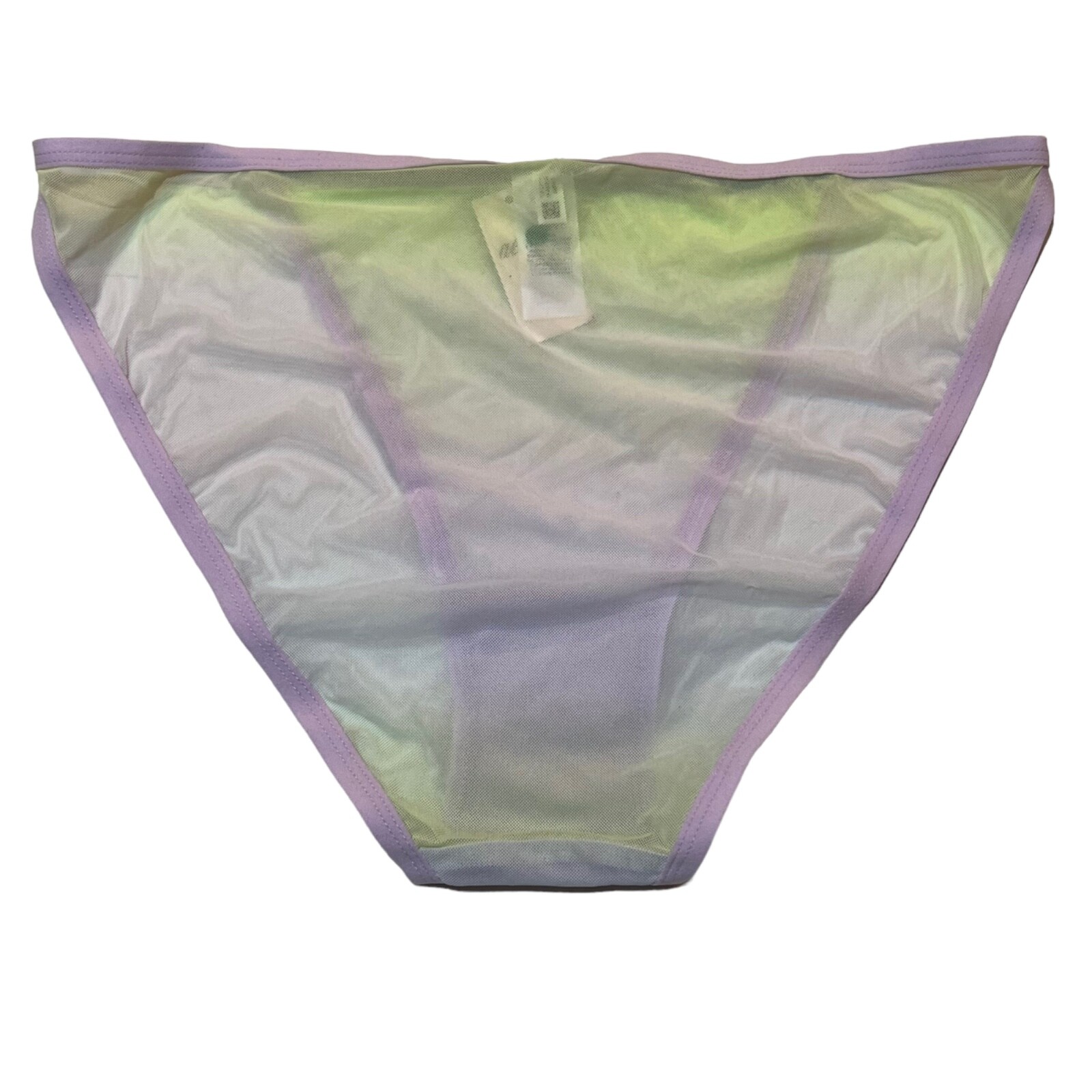 NWT AERIE High Cut Bikini Pantie Underwear XS-S-M-L-XL Purple Yellow Green Mesh