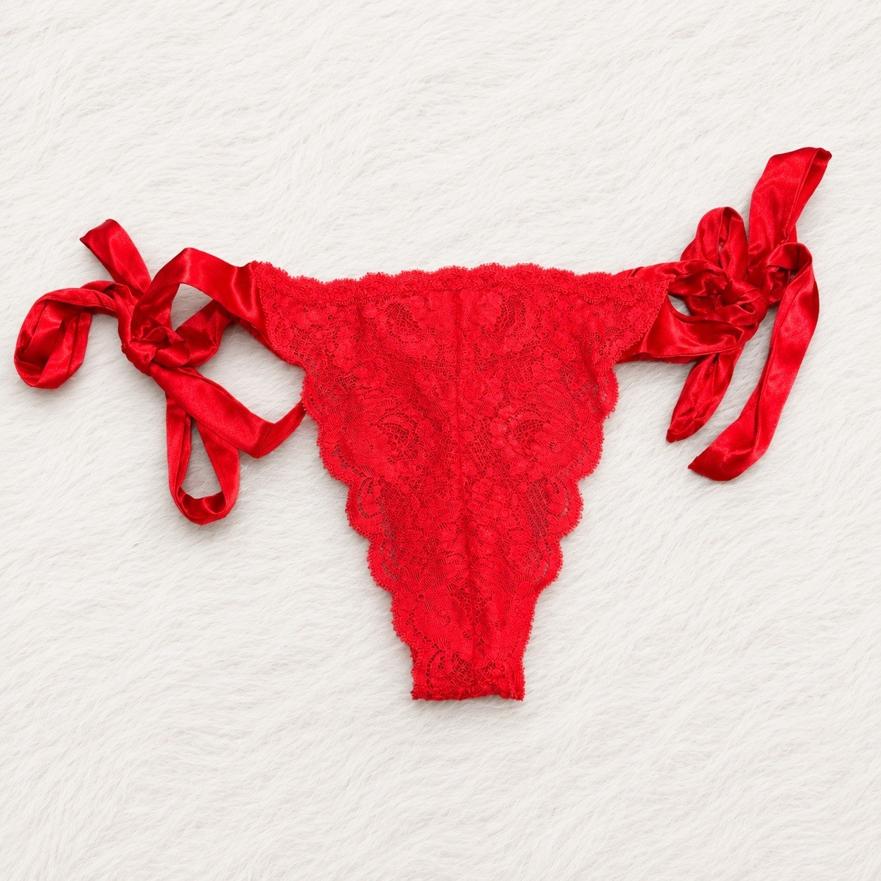 COSABELLA Side Tie Brazilian Panty Rossetto Red / Size M/L – NWT
