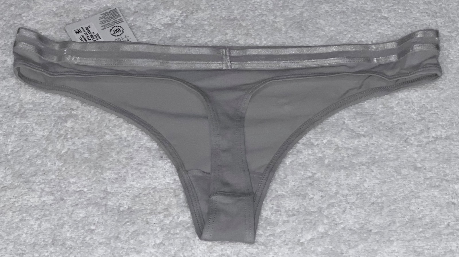 JOCKEY Supima Cotton Allure GREY Thong Panty NEW Womens S 5 M 6 L 7 XL 8 XXL 9