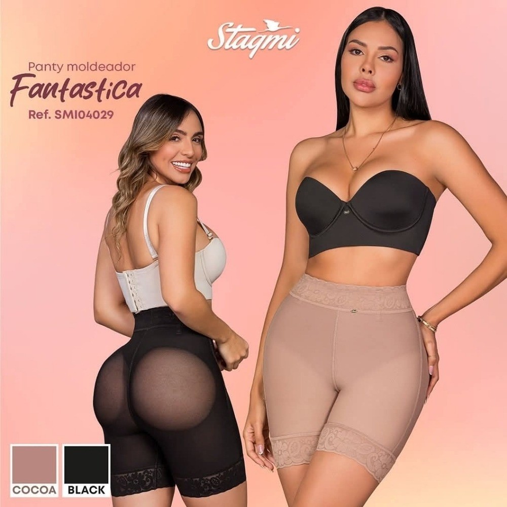 2Pack Panty Faja FANTÁSTICA Media pierna realce natural y ajuste perfecto Stagmi