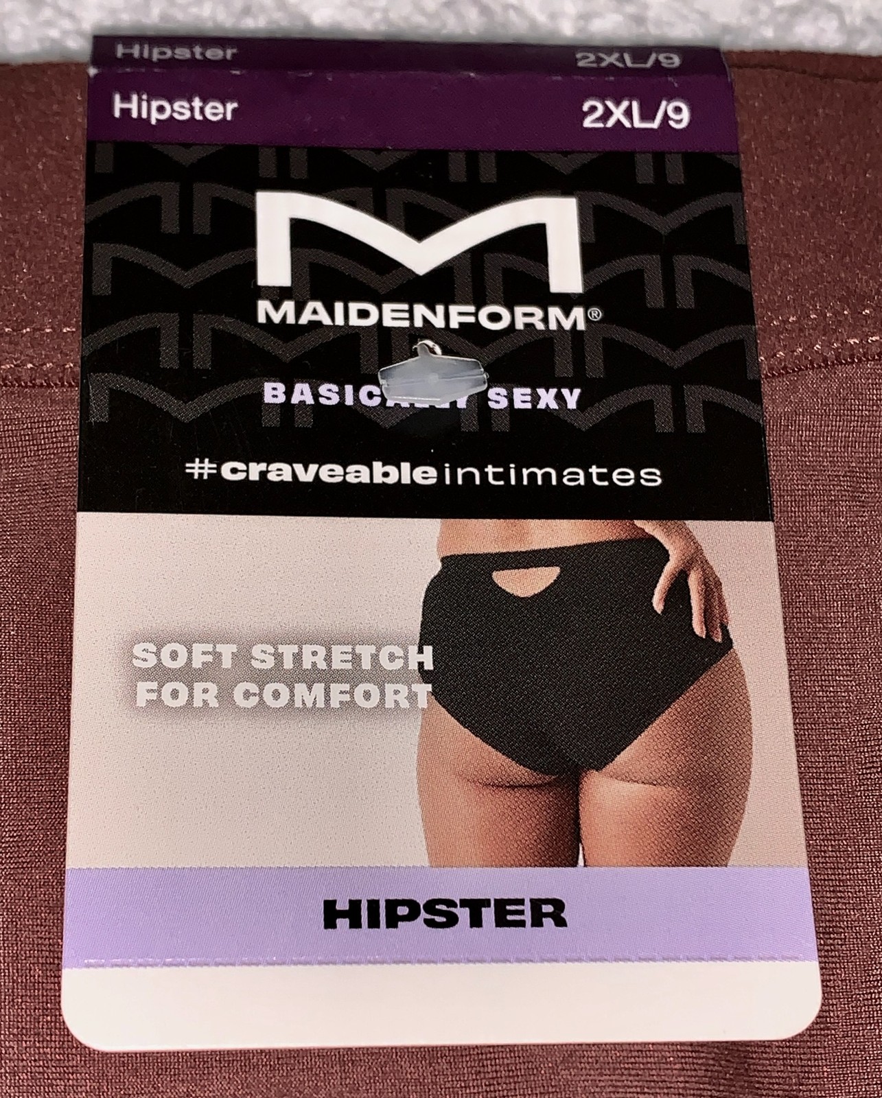 MAIDENFORM M Basically Sexy Microfiber Soft Hipster Panty Womens Sz S M 2XL 3XL