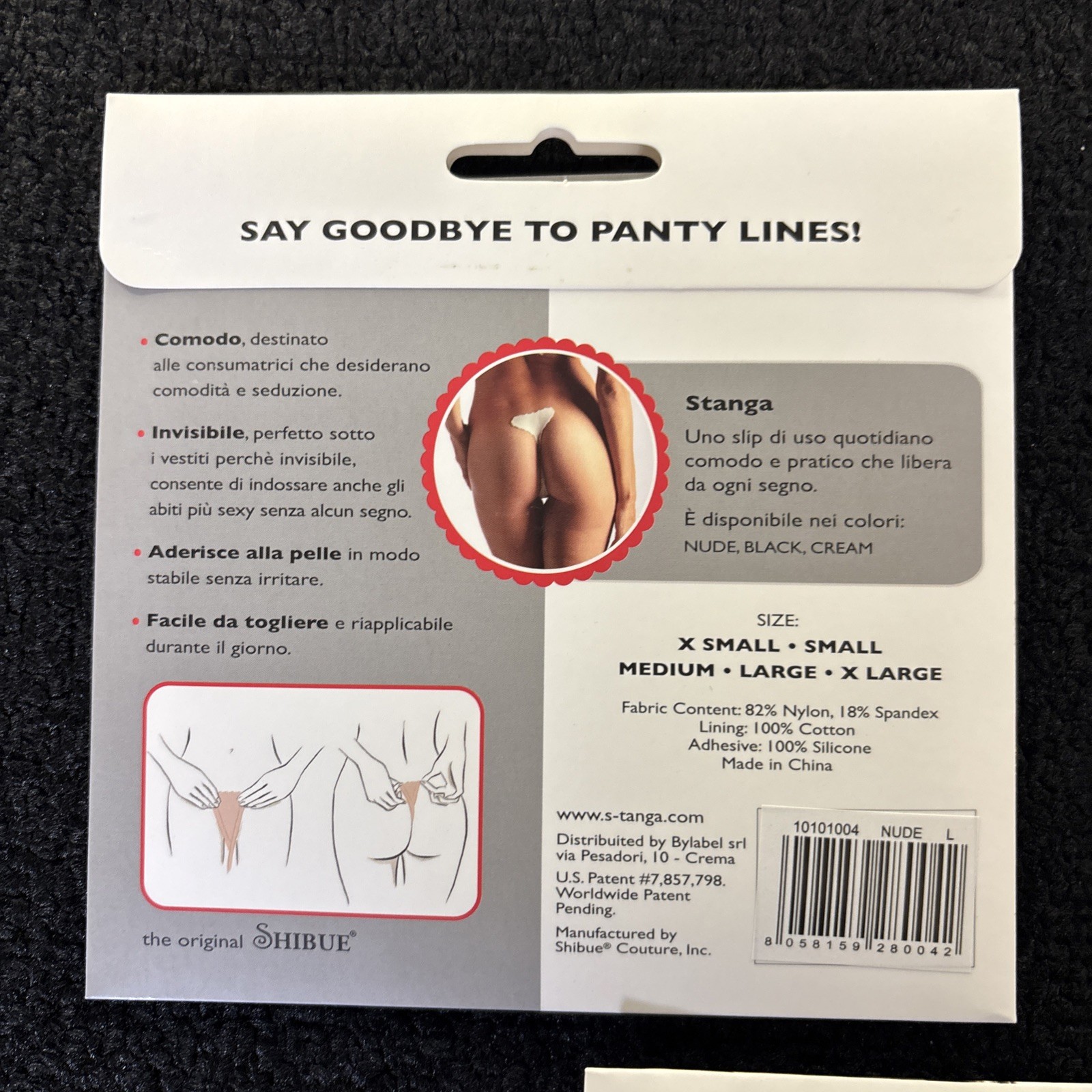 SHIBUE Women’s Large Strapless Panty Mix Lot of (3) Cream, Black and Nude New.