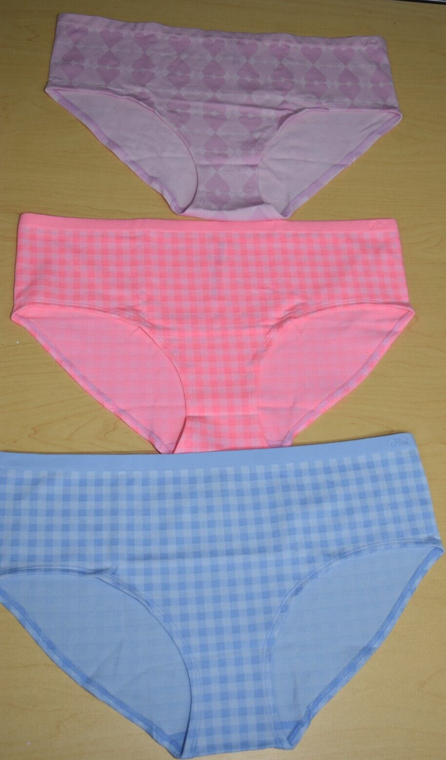 3 NWT Victoria’s Secret Pink Hiphugger Hipster Bikini Panty Lot XXLarge 2XL 2X