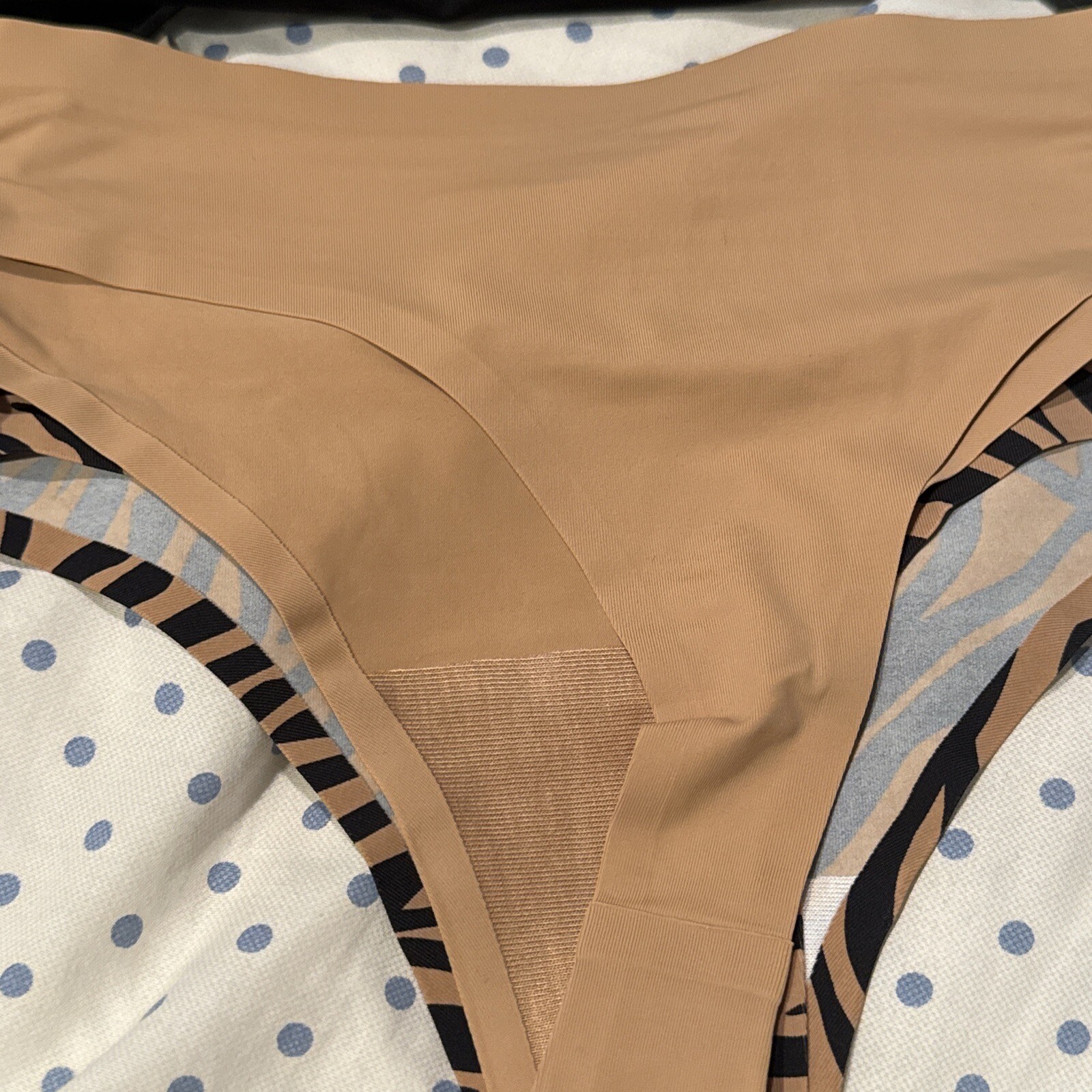 RZ By Rachel Zoe 5 Pack Thong Panties Underwear Size Large Nylon Spandex