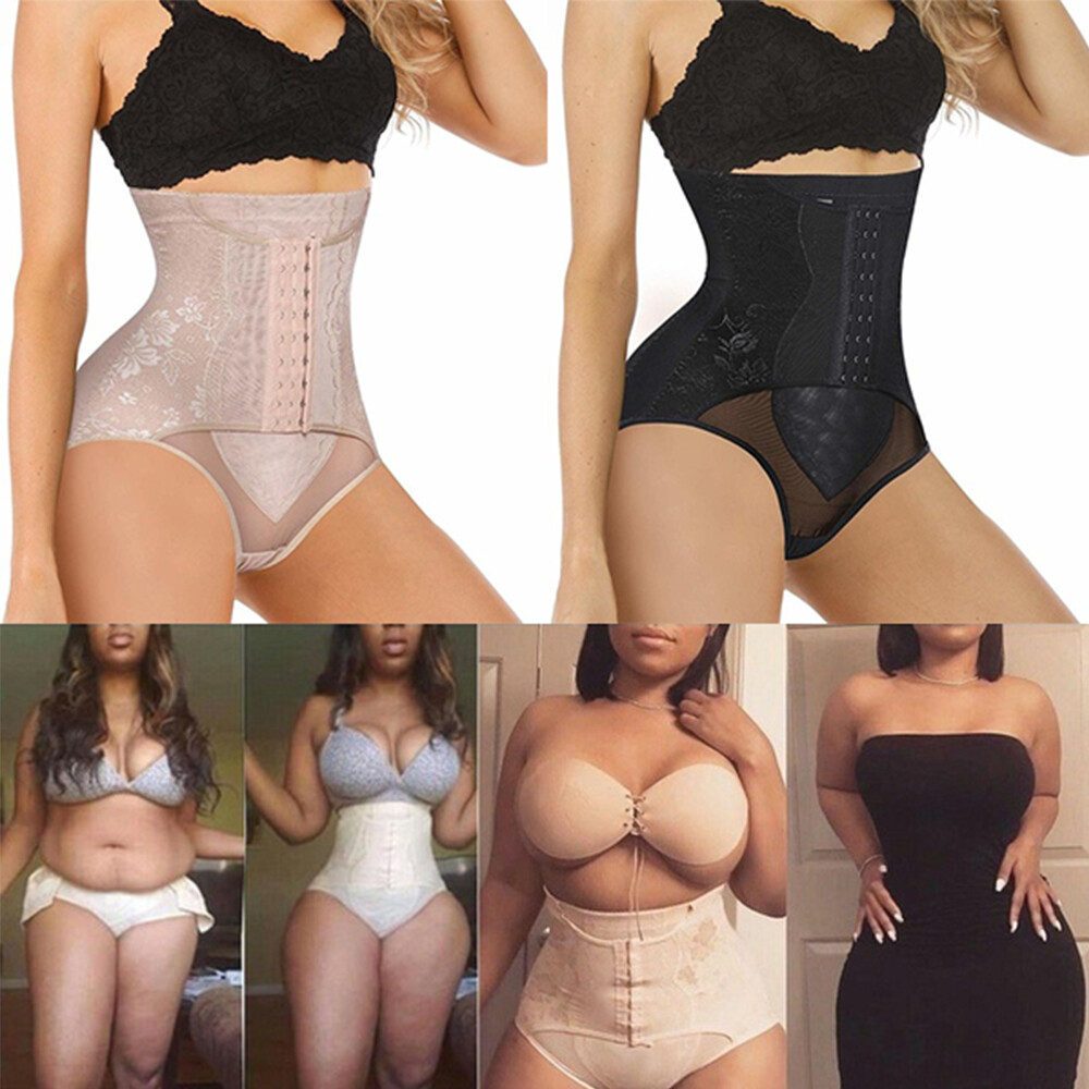 Fajas Colombianas High Waist Tummy Control Shapewear Body Shaper Girdle Panties