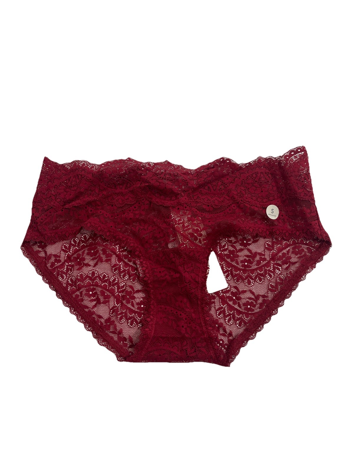 Girly Hicks red lace Hip hugger panties Size S