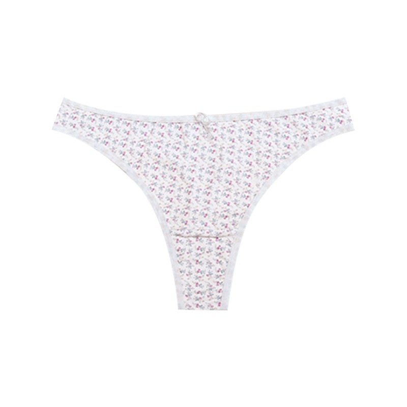 3 Pack Lot Sexy Womens Thongs Panties Briefs Ladies Floral Underwear Lingeries