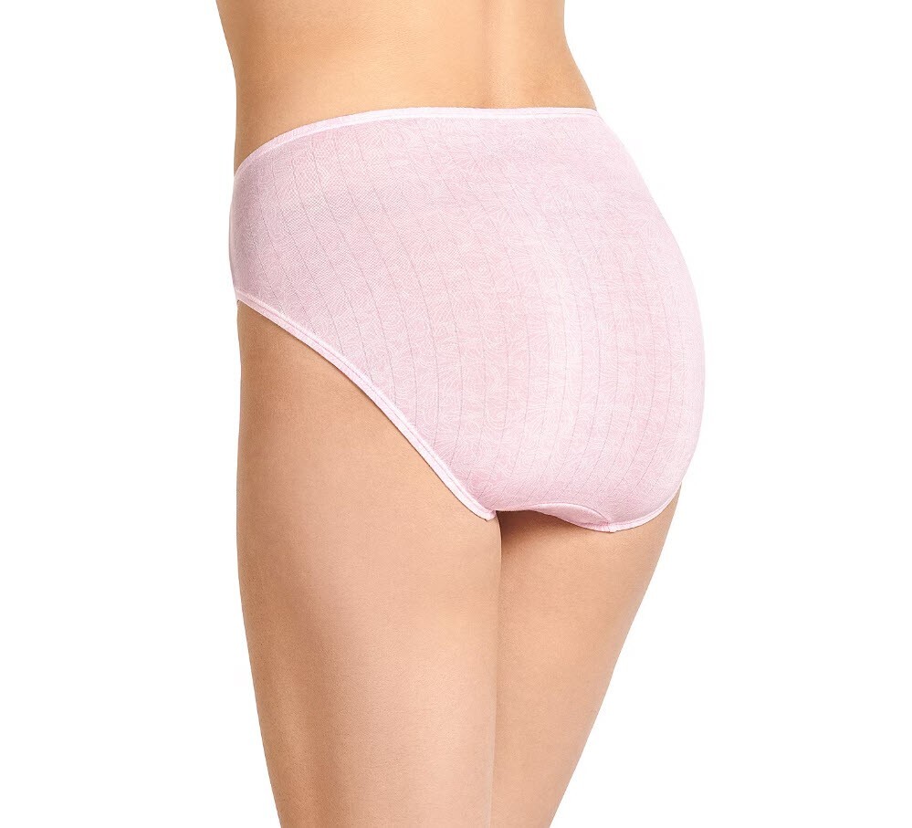 3 Pair- Jockey Womens Supersoft Beathes FRENCH CUT Panties – PINK Nude White XL