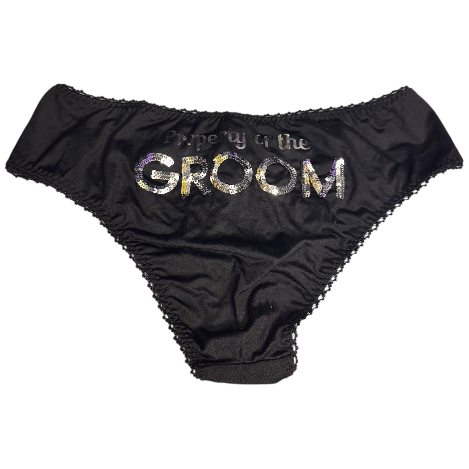 Victoria’s Secret Panties Property of the Groom Bridal I Do Bride Lace S NWT