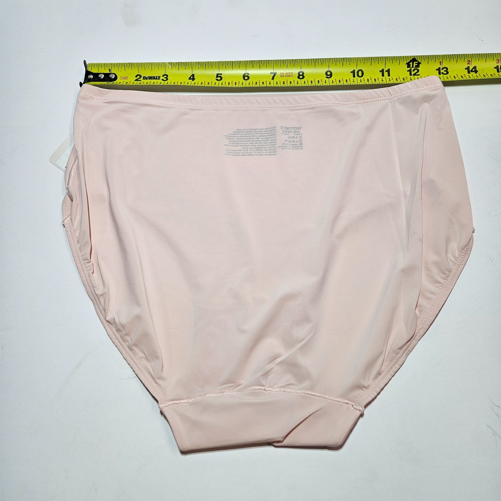 Warners HI CUT panties Smooth it over Front High waist RT9021C beige nylon~ XL/8