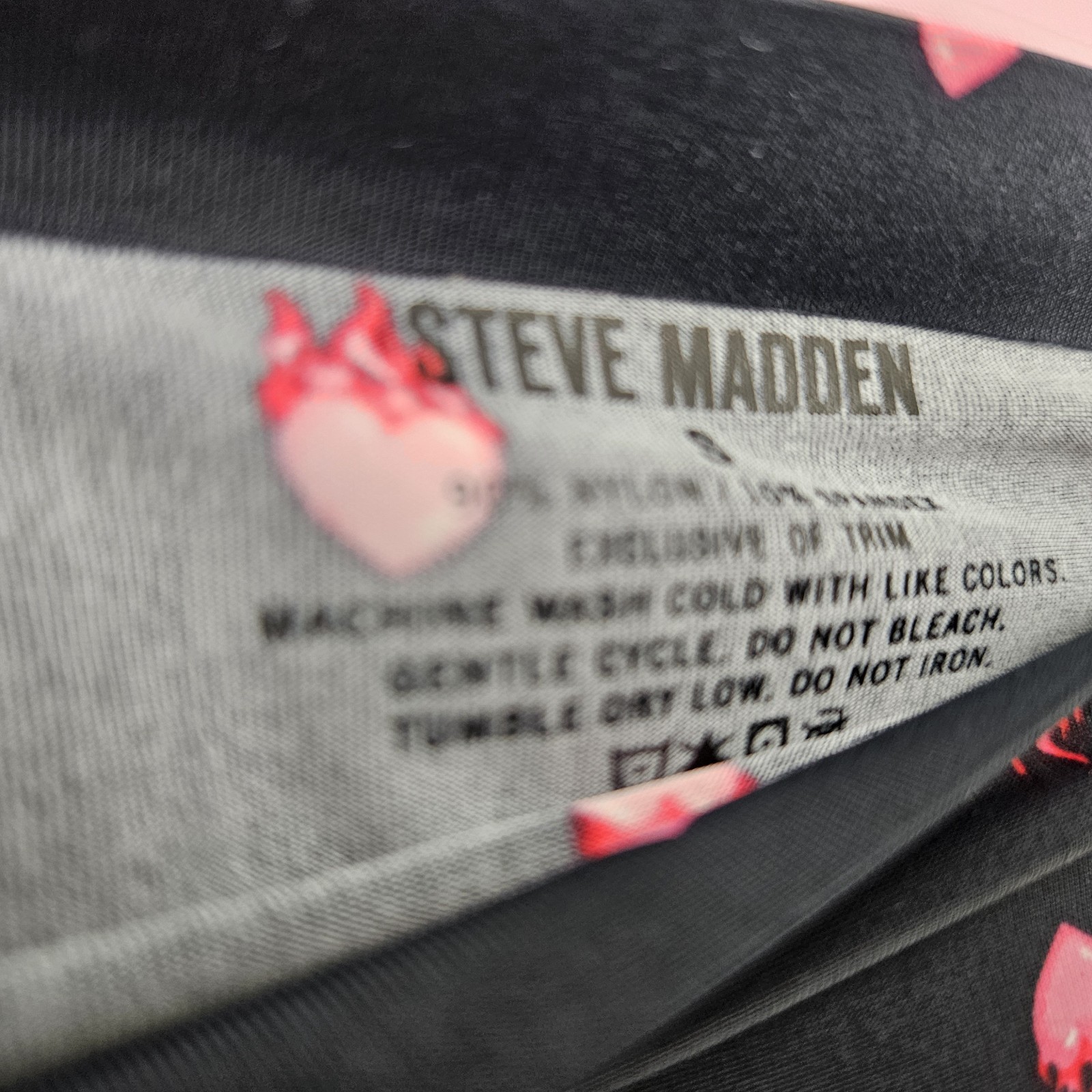 STEVE MADDEN 5 Pack Womens S M L XL Nylon Hipster Panties Black Cream Beige Pink