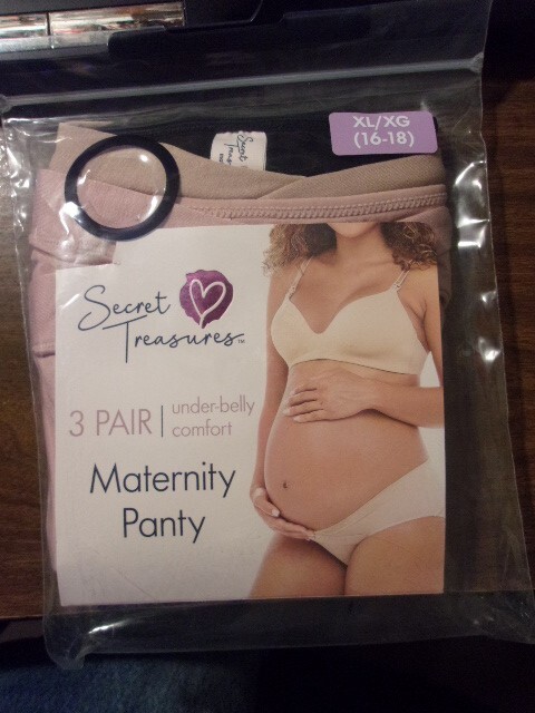 3 PR. SECRET TREASURES~UNDER- BELLY~SEAMLESS~MATERNITY PANTY~ NWT~SZ XL/XG~ASSTD