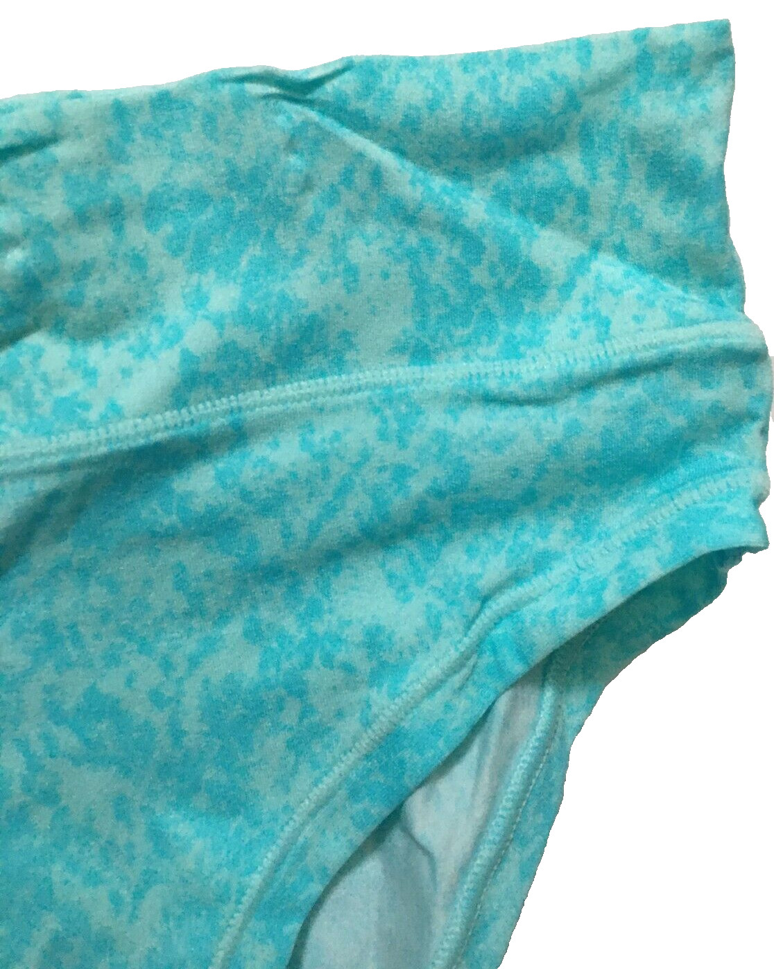 Womens Teal Blue Cheeky Panties Size 2X-3X Wide Band Super Soft 4 Way Stretch