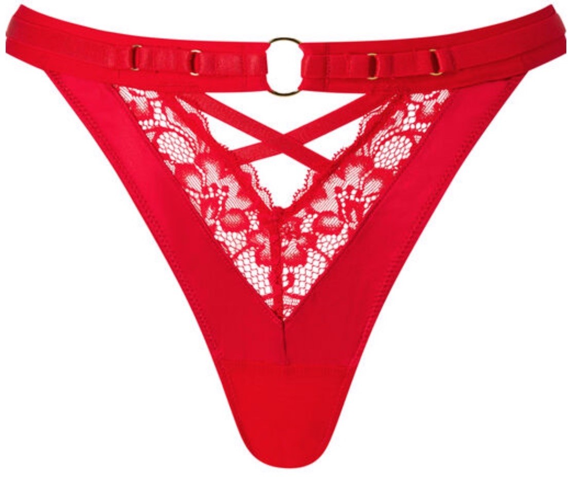Ann Summers . Size 16 – UNDISPUTED – THONG -New With Tags- RED