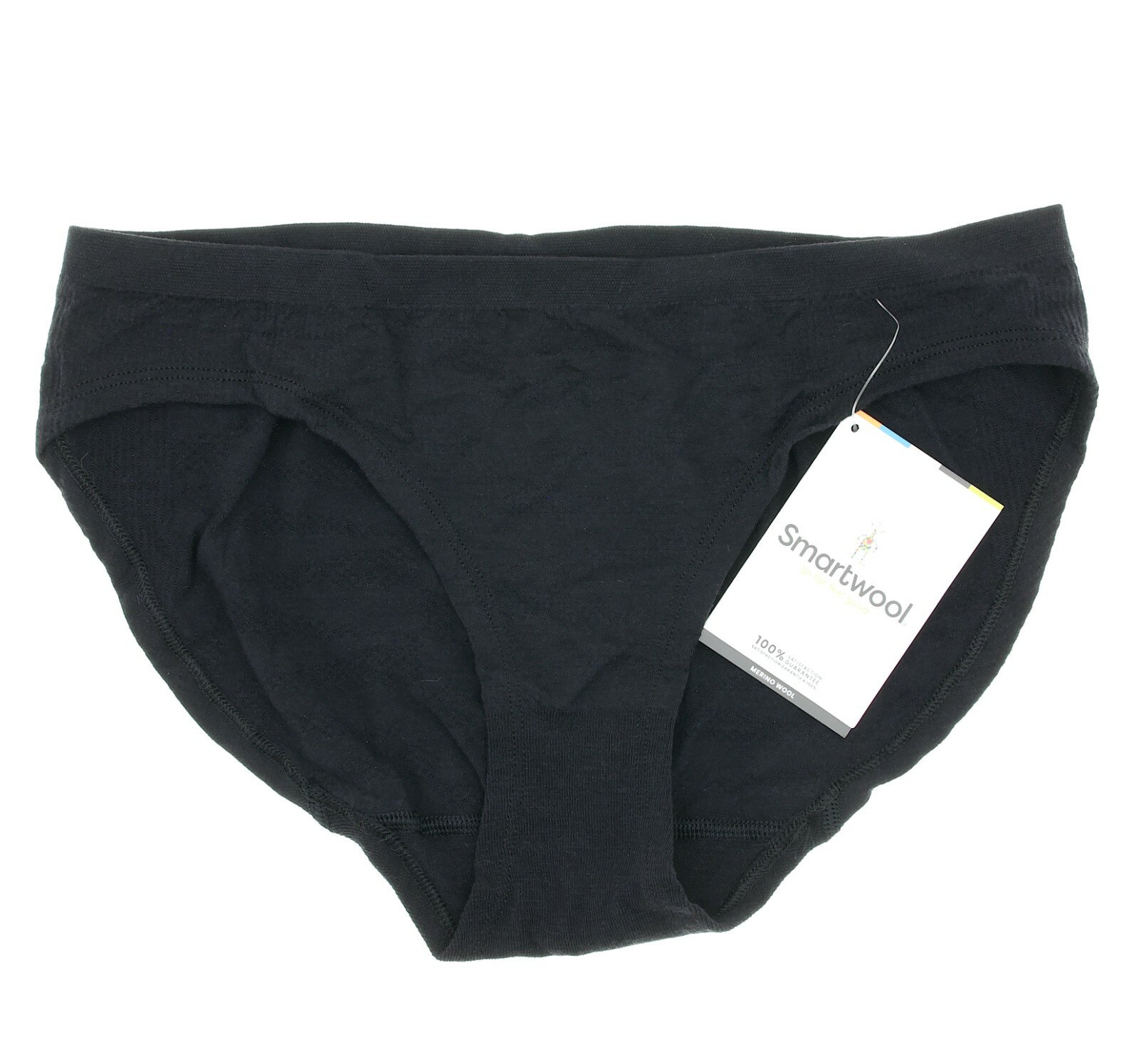 Smartwool Women’s Merino Seamless Bikini in Black L6938 Size XS