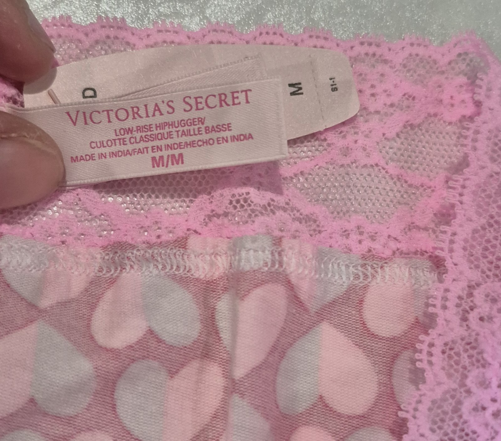NWT Victorias Secret Medium Low Rise Hip Hugger Panties Panty New