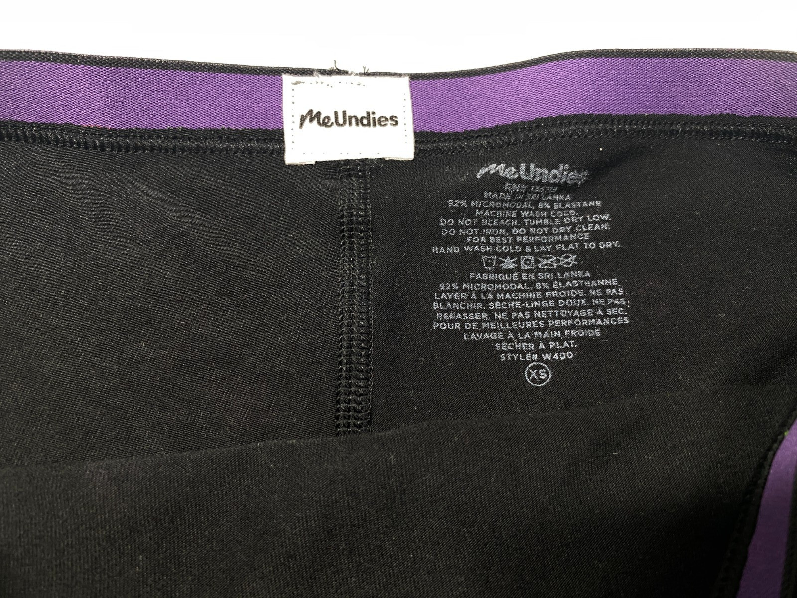 MeUndies Women’s Modal Blend Boyshort Panty Size XS – Holiday Lights Print