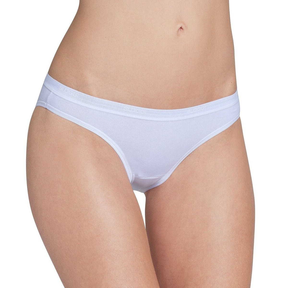 Sloggi Mini Briefs Basic + Lightweight Cotton Mid Rise Stretch Knickers Lingerie
