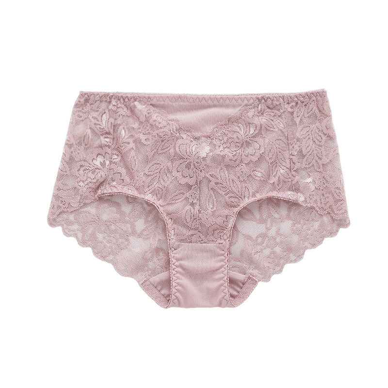 3pcs 100 Mulberry Silk Underwear Women Briefs Lady Panties Mid-Waist Underwear